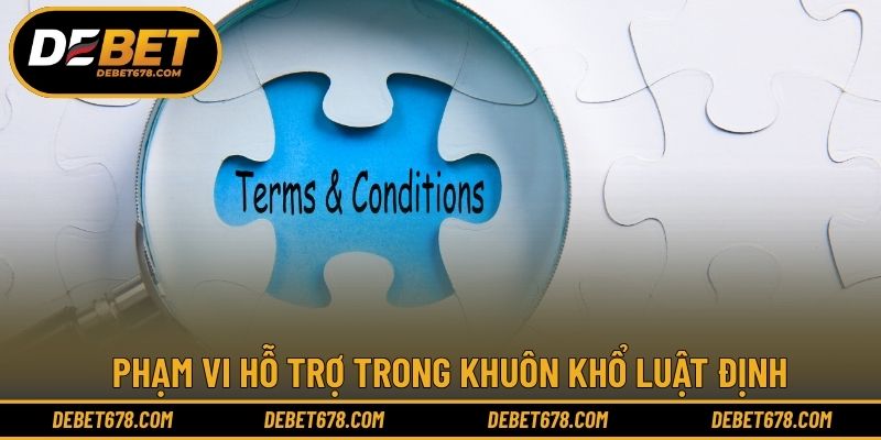 Phạm vi hỗ trợ trong khuôn khổ luật định